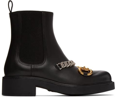 gucci bent chelsea boots|gucci chelsea boots women.